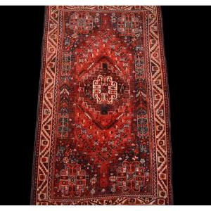 Tapis Persan Gashghaï ,125 cm x 217 cm, Iran, laine sur laine nouée main, début du XXème Siècle