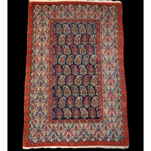 Tapis ancien Kachkaï, 127 cm x 192 cm, laine sur laine nouée main, Perse (Iran) XIXème siècle