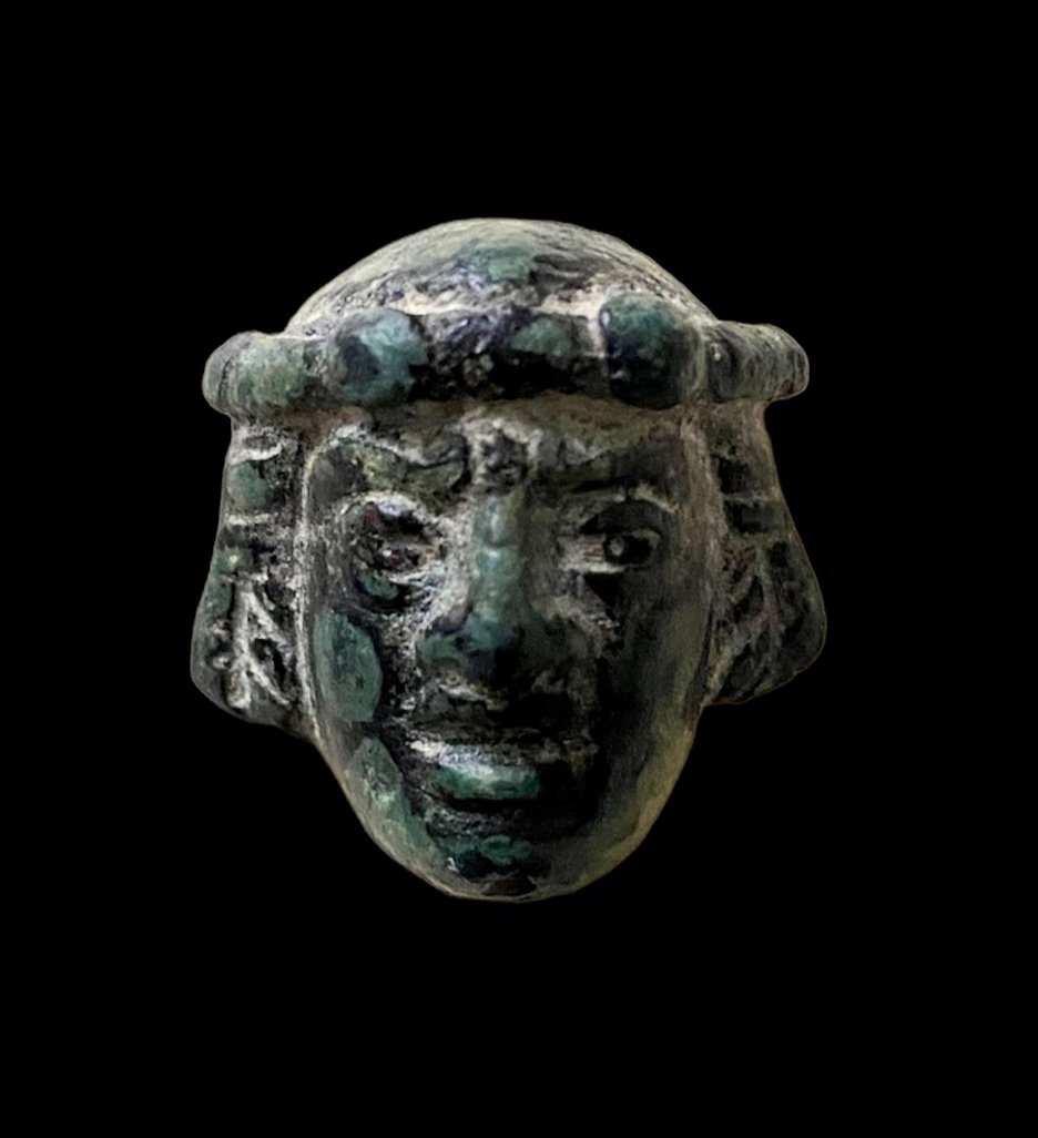 Proantic: A Roman Theater Mask Bronze, Circa 100-200 Ad