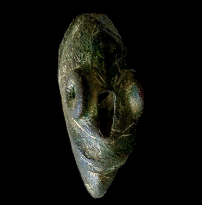 Medieval Bronze Dagger Gryphon Head Pommel 12th Century Ad-photo-4