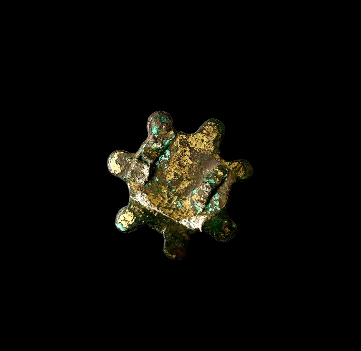 Une Broche Cloisonnée Emaillée En Bronze Anglo-saxonne 10e-11e Siècle Après JC-photo-2