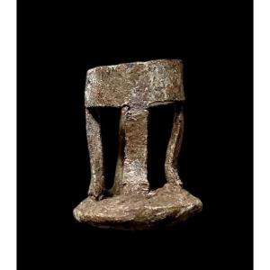 An Early Small Pewter Candlestick, 12th-14th Century