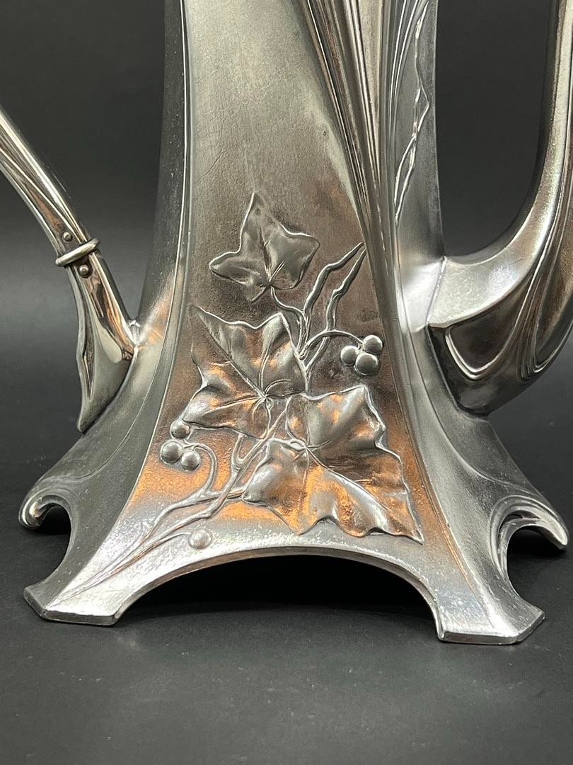 Art Nouveau Silver-plated Tea And Coffee Service, Wmf, Circa 1905-photo-4