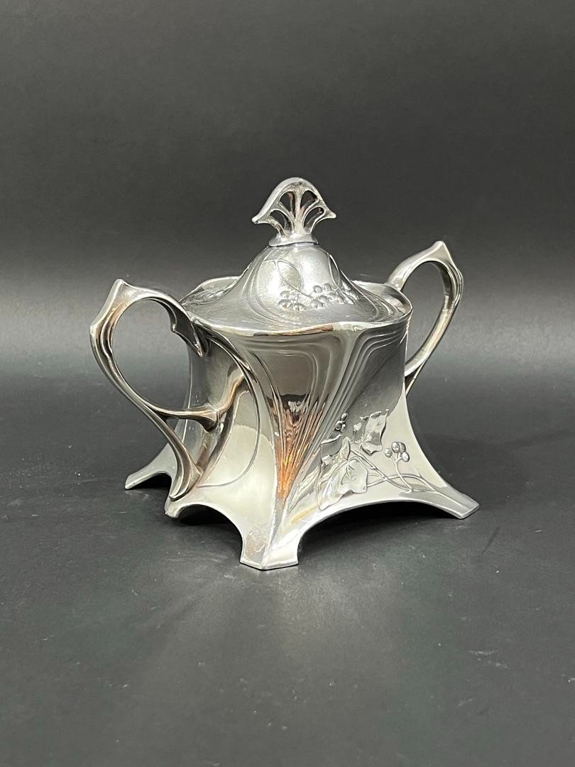 Art Nouveau Silver-plated Tea And Coffee Service, Wmf, Circa 1905-photo-6