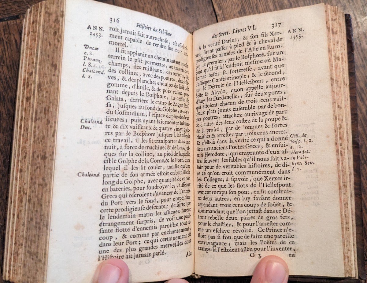 Histoire Du Schisme Des Grecs 1682 Deux Tomes Complet-photo-3