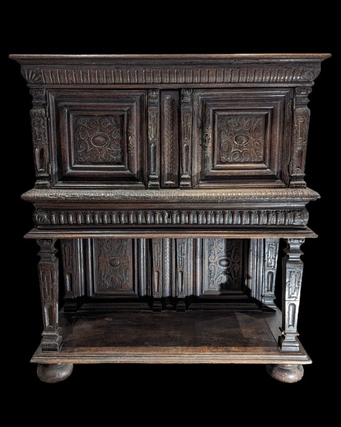 Renaissance Credenza In Oak 16th Century Dresser