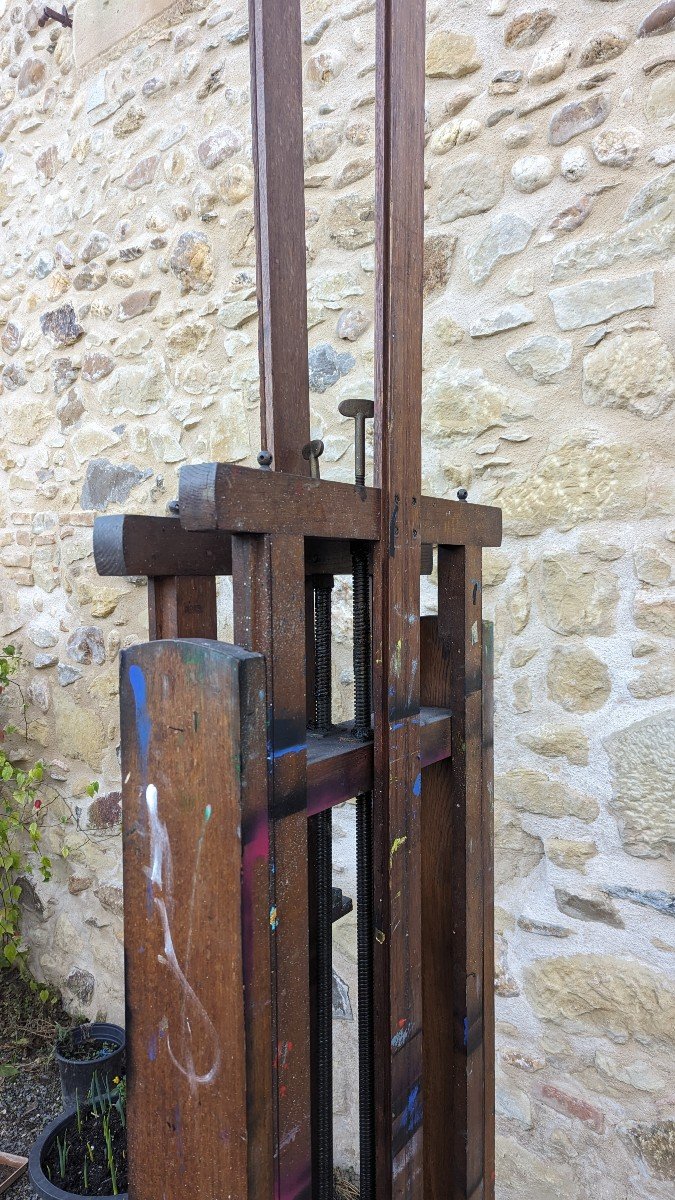 Important Double Rack Easel Former Property Of Paul Delvaux And José Chapellier-photo-3