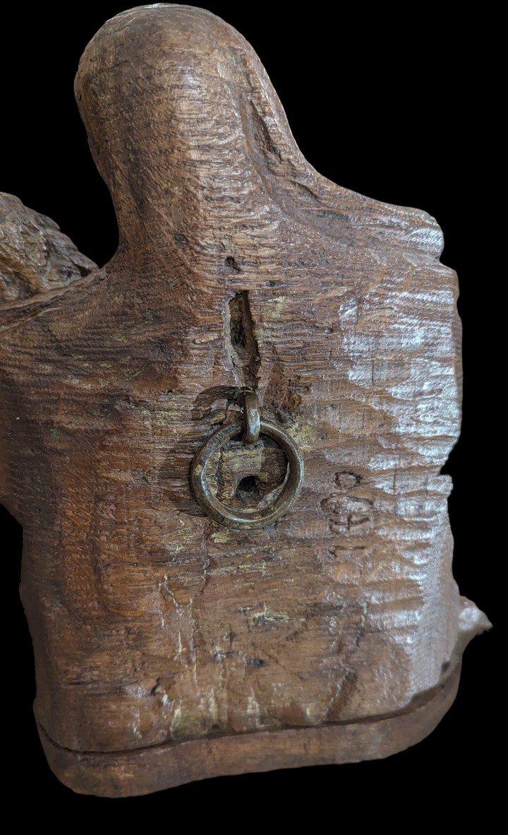 Pietà Virgin Of Mercy In Oak 16th Century-photo-1