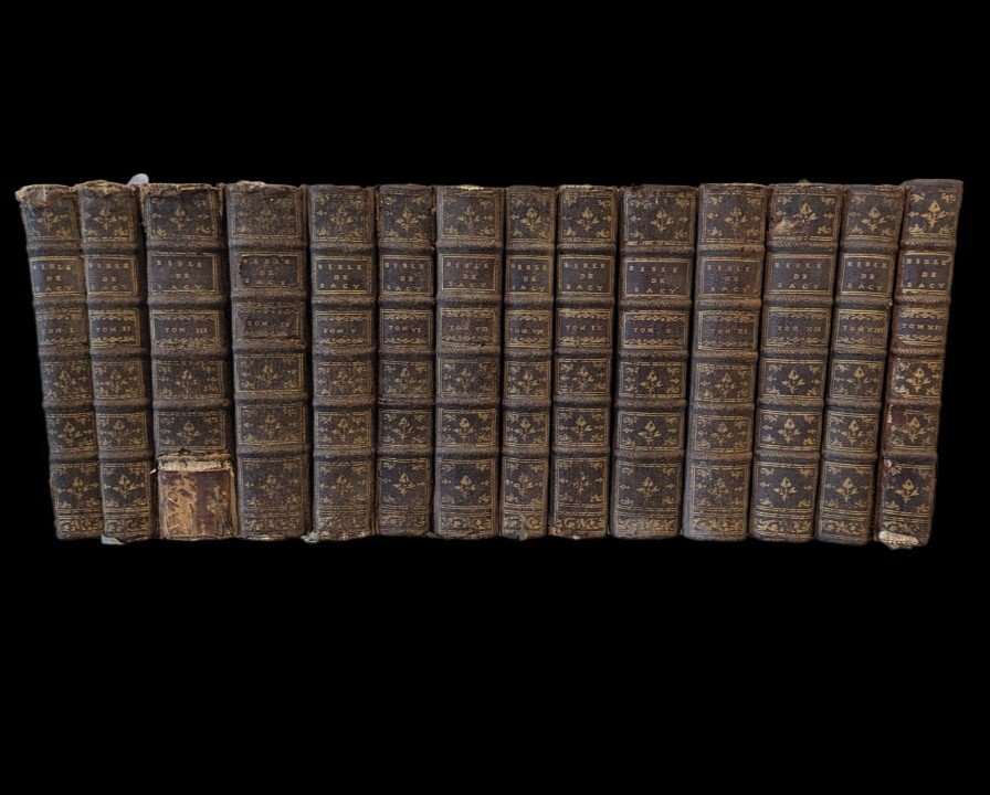 Bible De Sacy En François - 14 Volumes - Complet - 1742 - Desprez & Cavelier