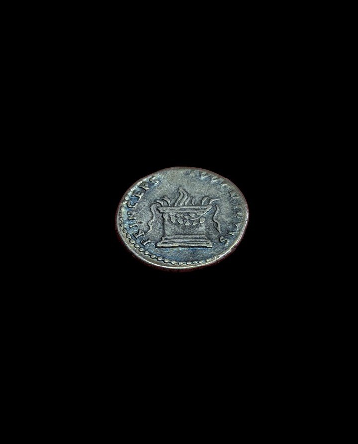 Denier De Domitien - Frappé Sous Titus - 80 De Notre ère - Argent - Numismatique-photo-2