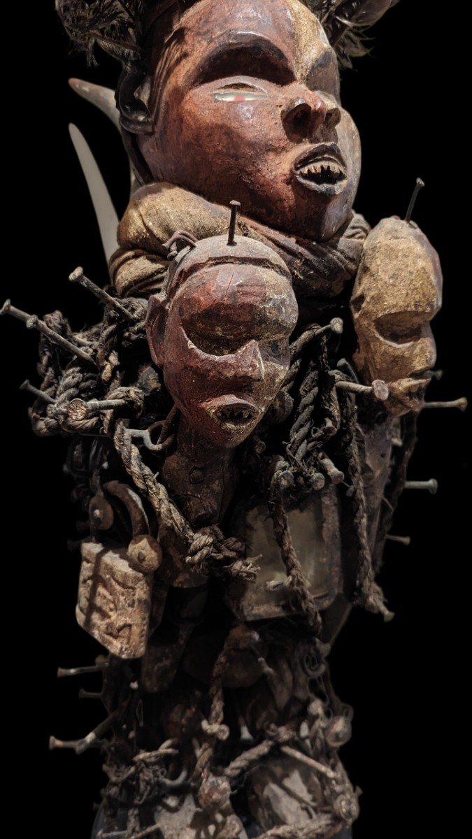 Large Nkondi Fetish - Congo - Premier Art - 65cm - Provenance-photo-3