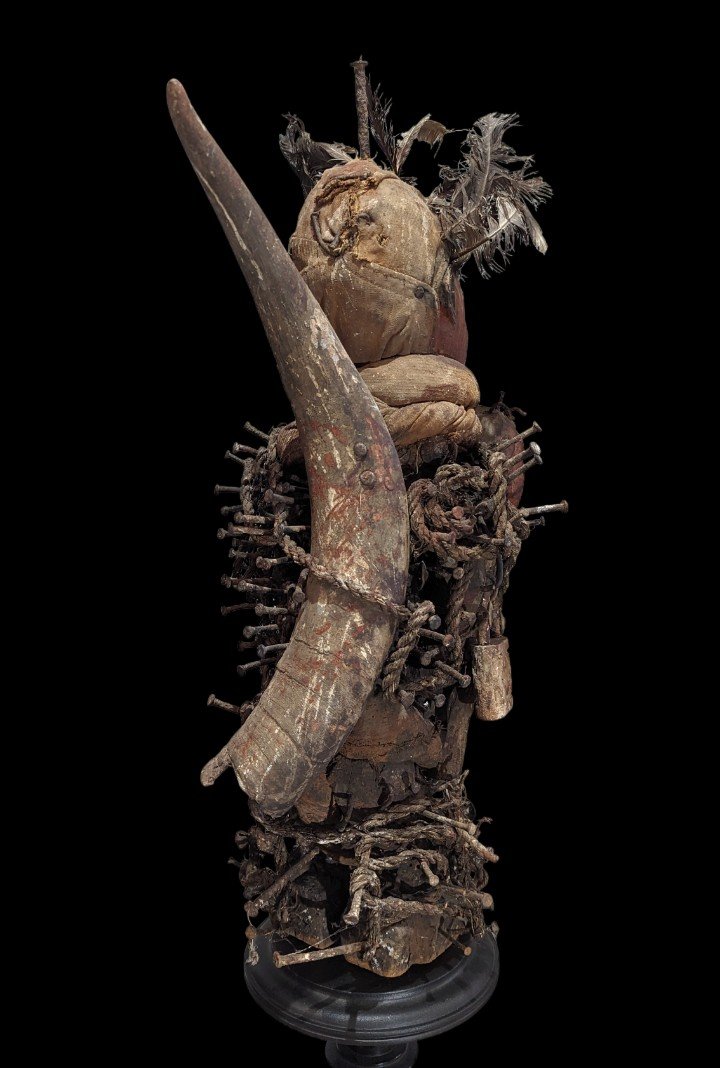 Large Nkondi Fetish - Congo - Premier Art - 65cm - Provenance-photo-8
