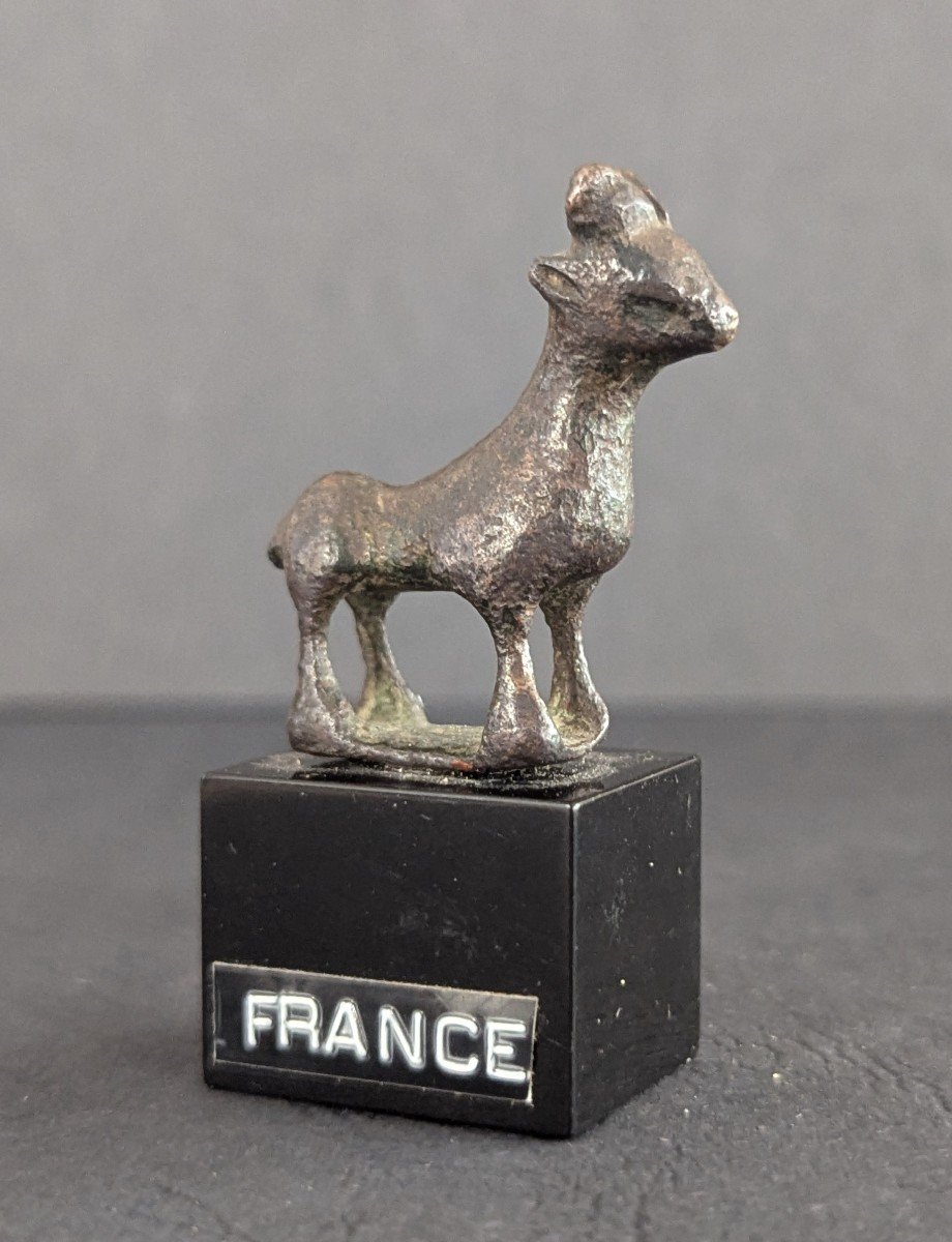 Very Rare Bronze Ram From The Gallo-roman Period - Old Collection - Gallic Antiquity