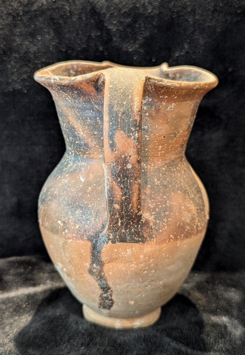 Oenochoe Terracotta Jug - Cyprus - Bronze Age - Archaeology-photo-2