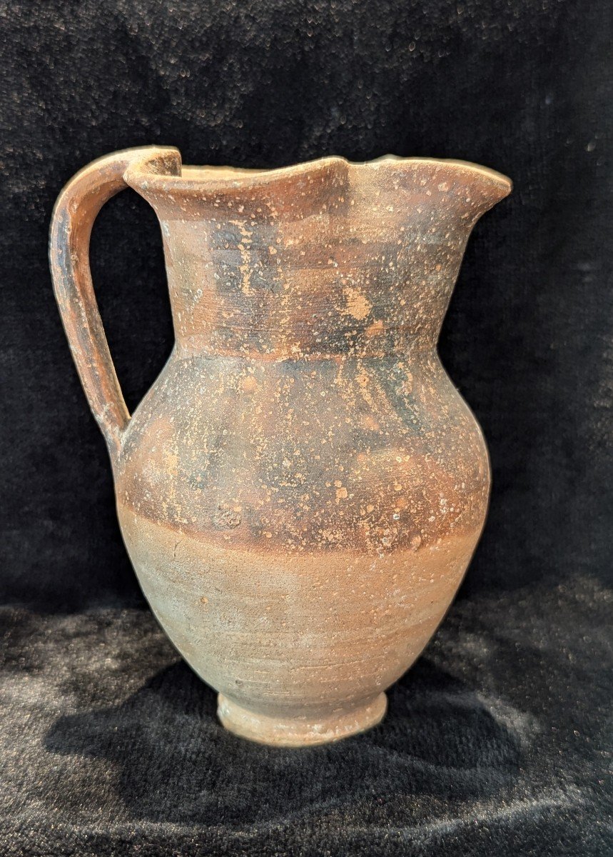 Cruche Oenochoé En Terre Cuite - Chypre - Âge du Bronze - Archéologie