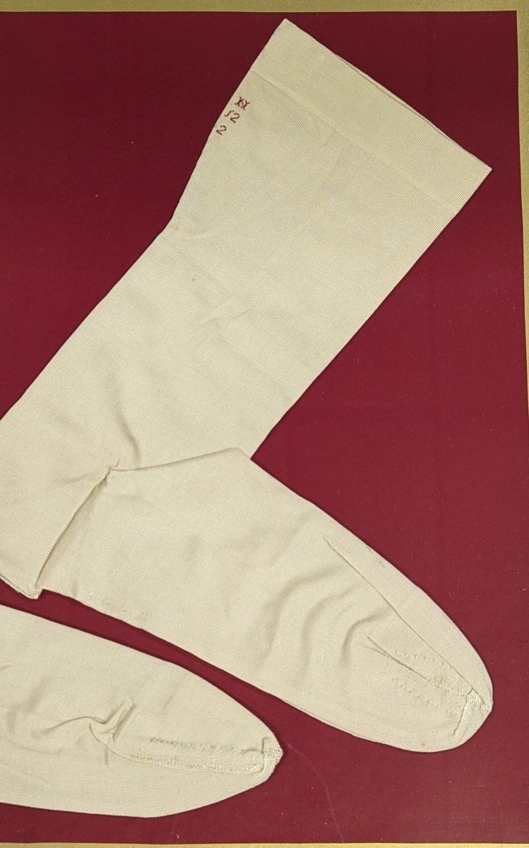 Paire De Chaussettes De l'Empereur Napoléon III -photo-3