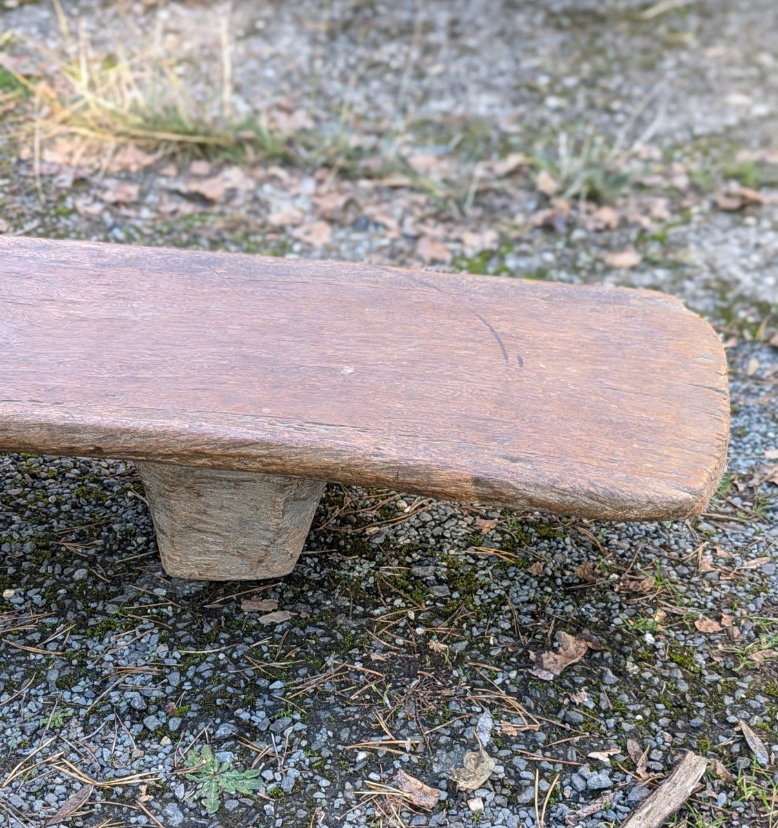 Large Monoxyl Wood Bed - Senoufo Culture - Ivory Coast - Origin-photo-3