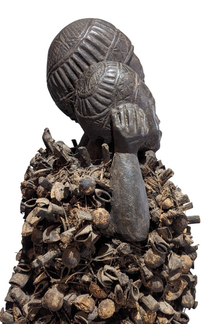 Rare Nkisi Nkondi Magic Statue - Vili People - Loango - Congo-photo-1