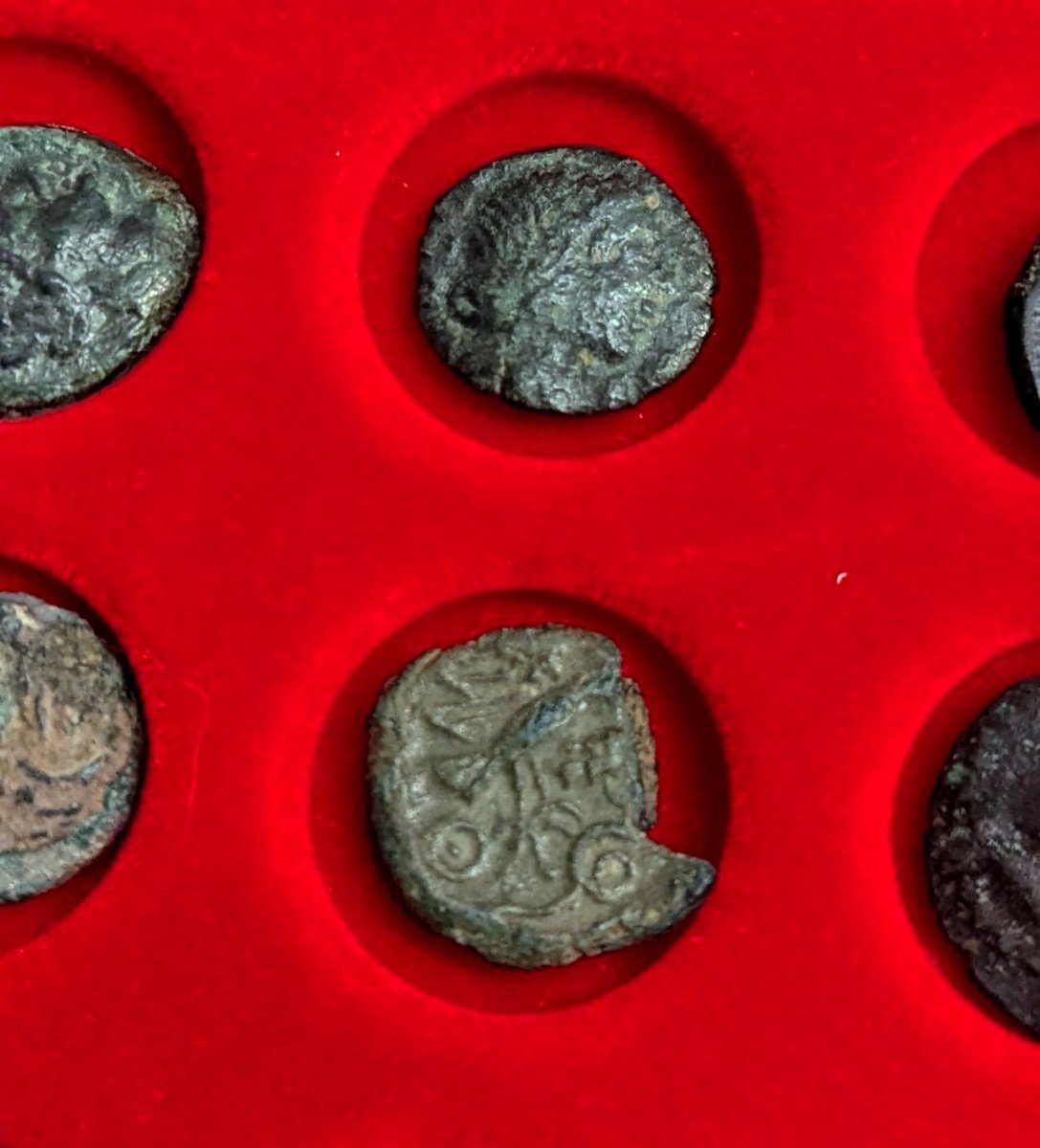 Collection Of 38 Gallic Coins – Gossip – Numismatics-photo-3