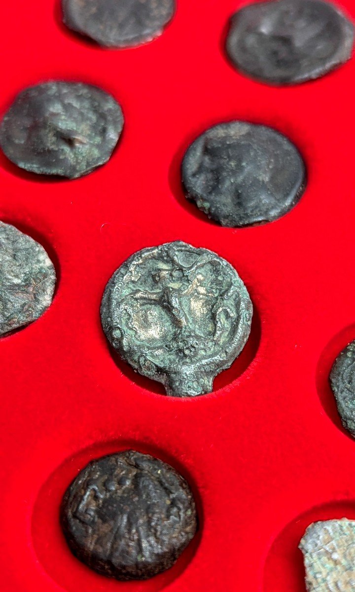 Collection Of 38 Gallic Coins – Gossip – Numismatics-photo-4