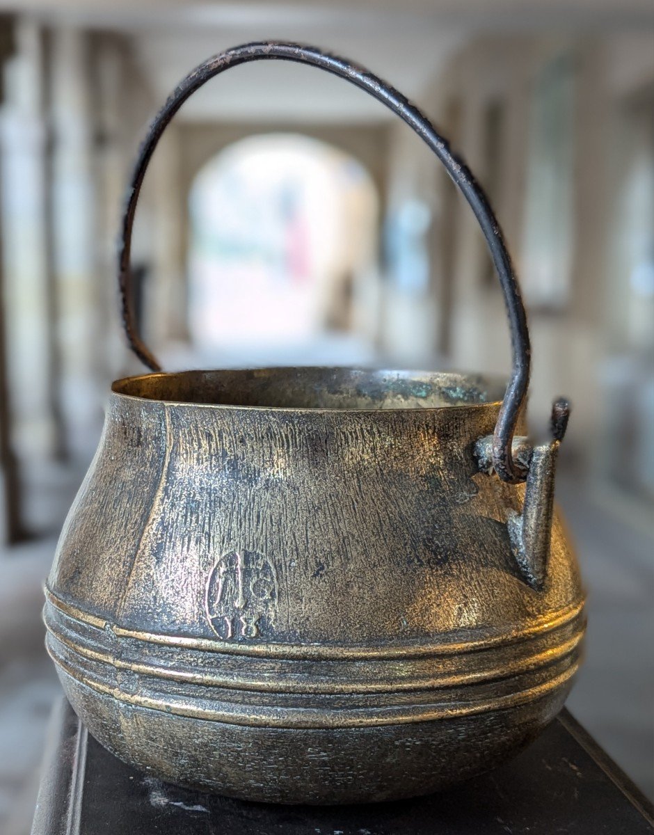 Bronze Oule – Dated 1618 – Cauldron – 17th Century – Early Period