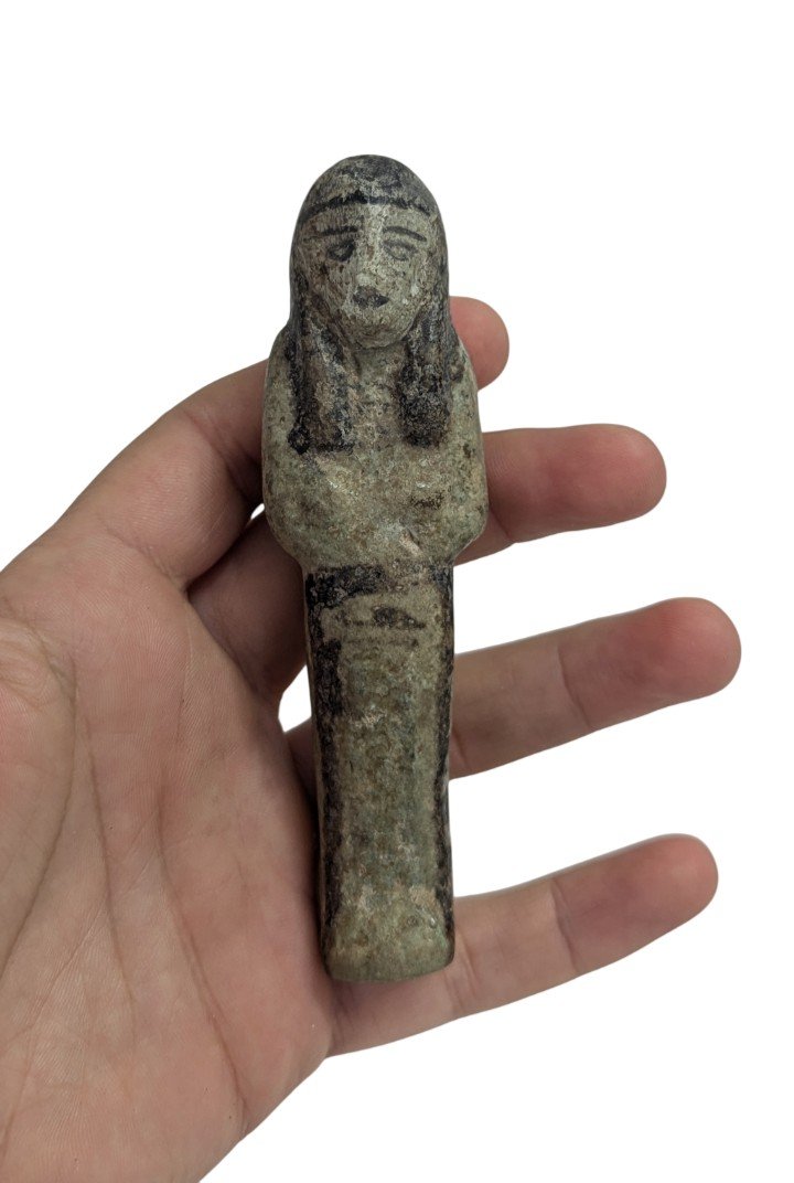 Serviteur Momiforme – Oushebti – Faïence – Egypte Antique – Archéologie-photo-1