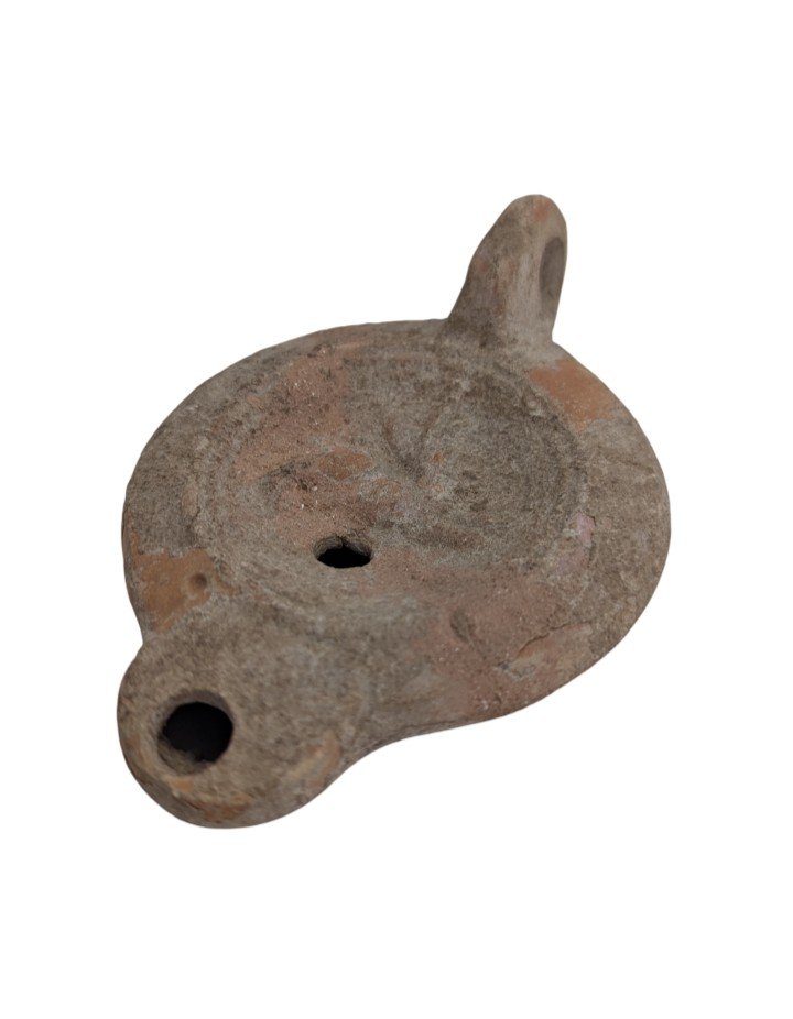 Roman Oil Lamp - Caius Cornelius Ursus - Circa 150 - Hare Decor - Archaeology-photo-3