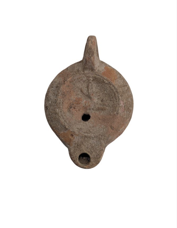 Roman Oil Lamp - Caius Cornelius Ursus - Circa 150 - Hare Decor - Archaeology-photo-4