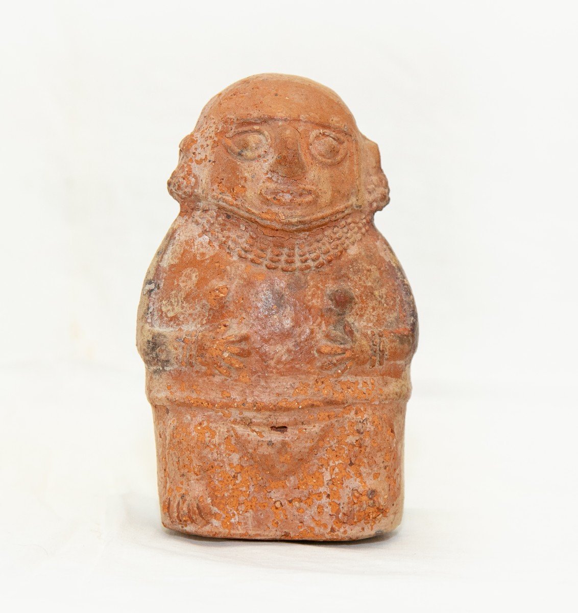 Terracotta Maternity - Peru Moche Culture - Archaeology 