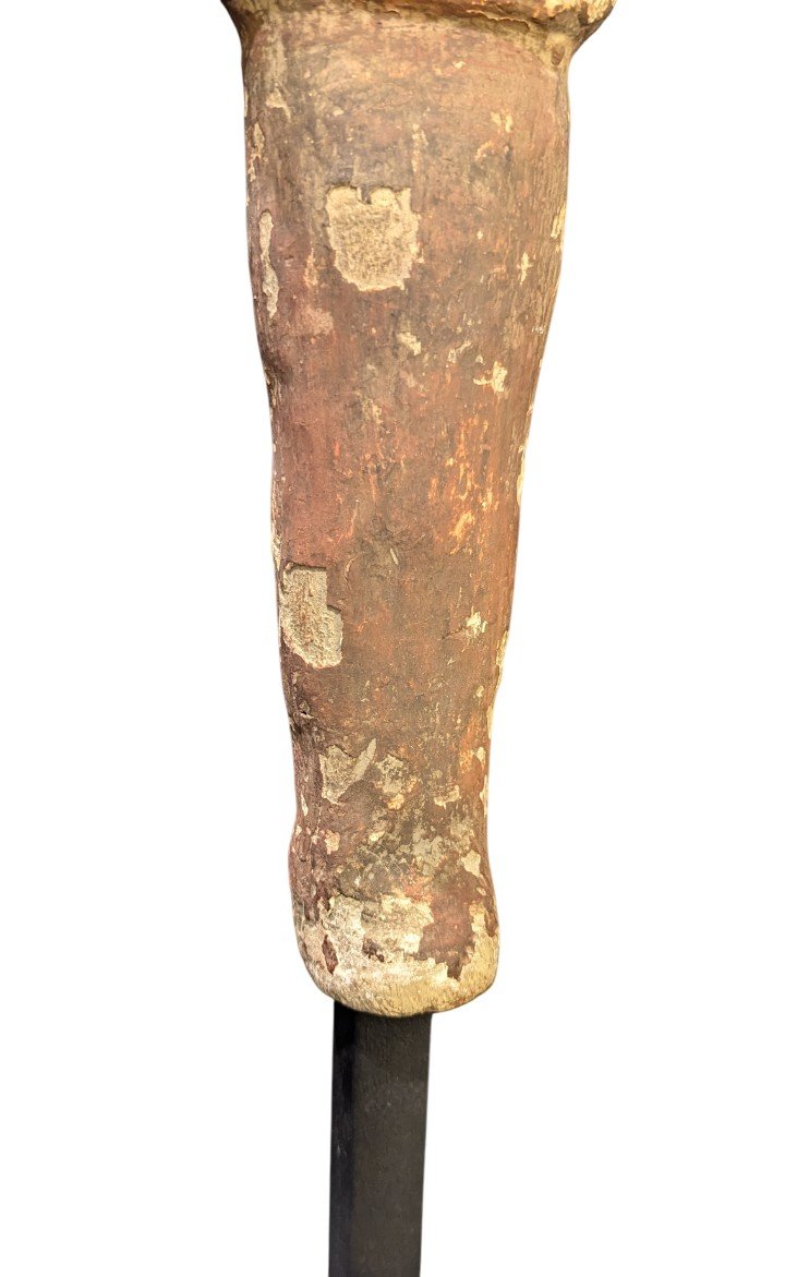 Grand Serviteur Momiforme - Oushebti En Bois – 35cm De Hauteur – Archéologie égypte-photo-3