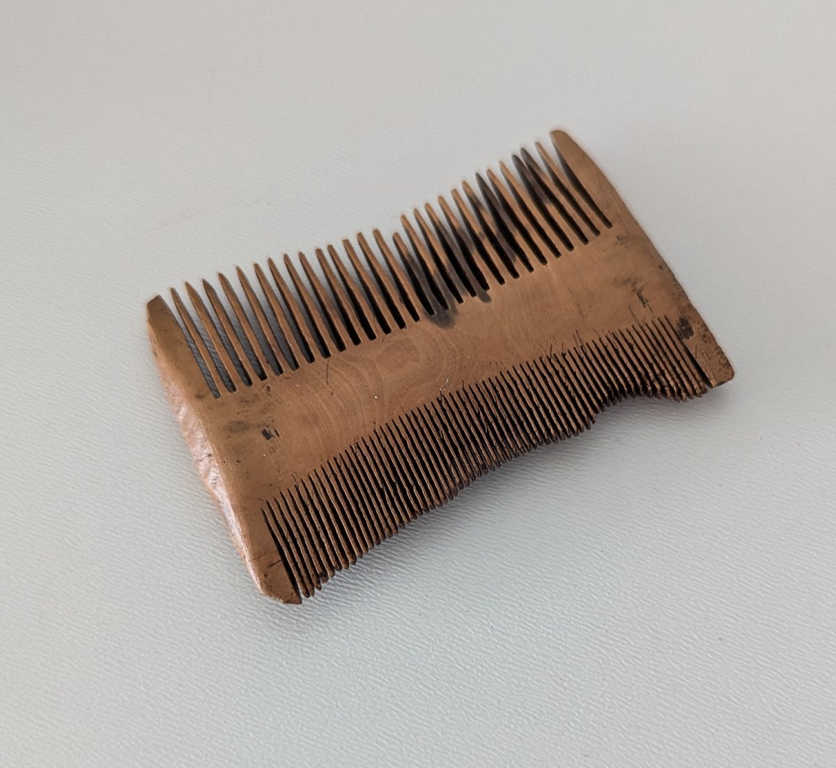 Double Wooden Comb – Late Egyptian Period – Archaeology -photo-1