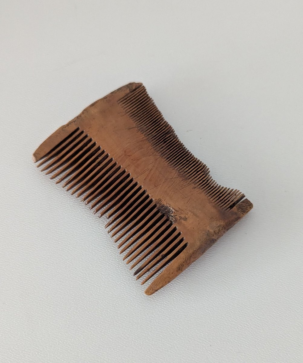 Double Wooden Comb – Late Egyptian Period – Archaeology -photo-4