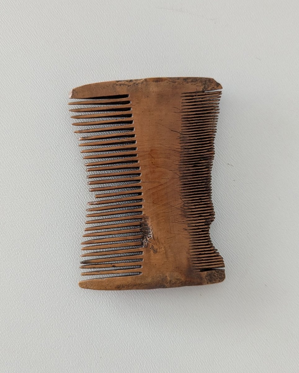 Double Wooden Comb – Late Egyptian Period – Archaeology -photo-5