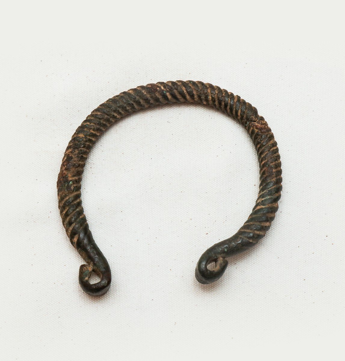 Proantic: Large Torque In Twisted Solid Bronze Iran 9th-8th Century Bc