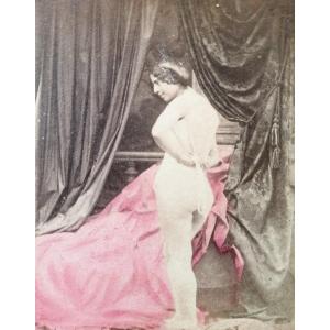 Photographie Nu Par Auguste Belloc (1800-1867) Enfer Bnf 