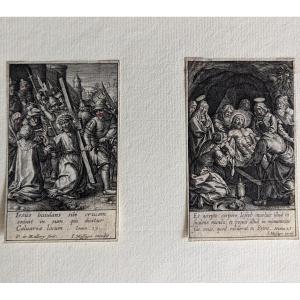 Devotional Engravings By Charles De Mallery - Edited By Jean Messager Around 1600
