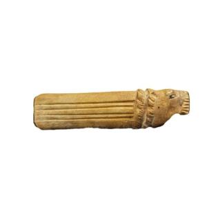 Bone Knife Handle - Roman Period - Lion Head 