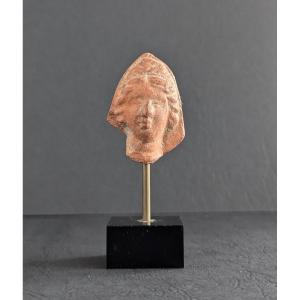 Roman Votive Head In Terracotta - Roman Empire - Archeology