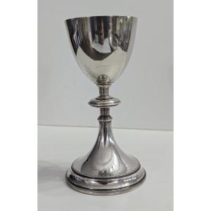 Silver And Silver-plated Metal Chalice - 19th Century 