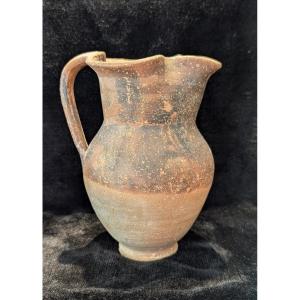 Cruche Oenochoé En Terre Cuite - Chypre - Âge du Bronze - Archéologie