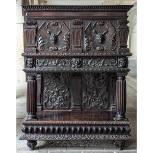 Rare Dressoir De La Renaissance - XVIe Siècle - Meuble Muséal 