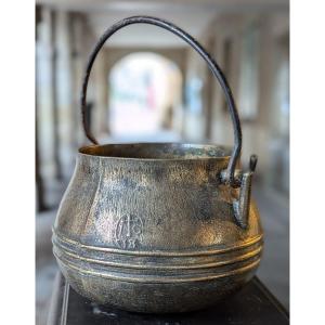 Bronze Oule – Dated 1618 – Cauldron – 17th Century – Early Period