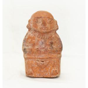 Maternité En Terre Cuite - Pérou Culture Moche - Archéologie 