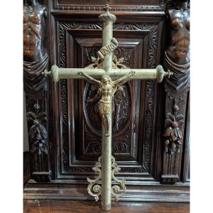 Processional Cross - Bronze - 19th Century - 61cm