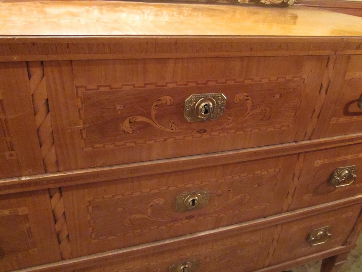 Italian Chest Of Drawers, 18th Century-photo-4