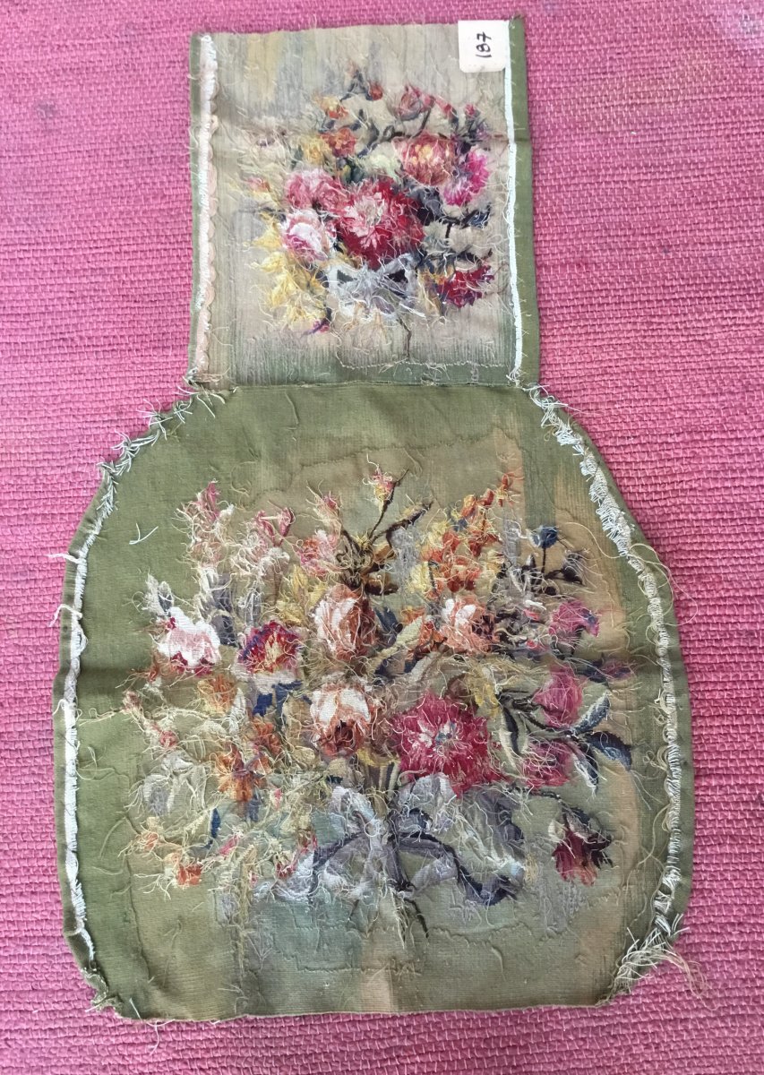 Seat Upholstery, Aubusson, 19th Century-photo-4