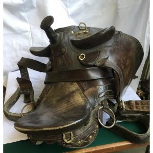 Leather Saddle, Late 19th Century