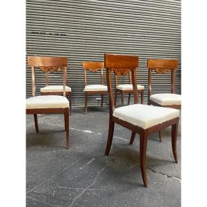 Six Neoclassical Chairs 