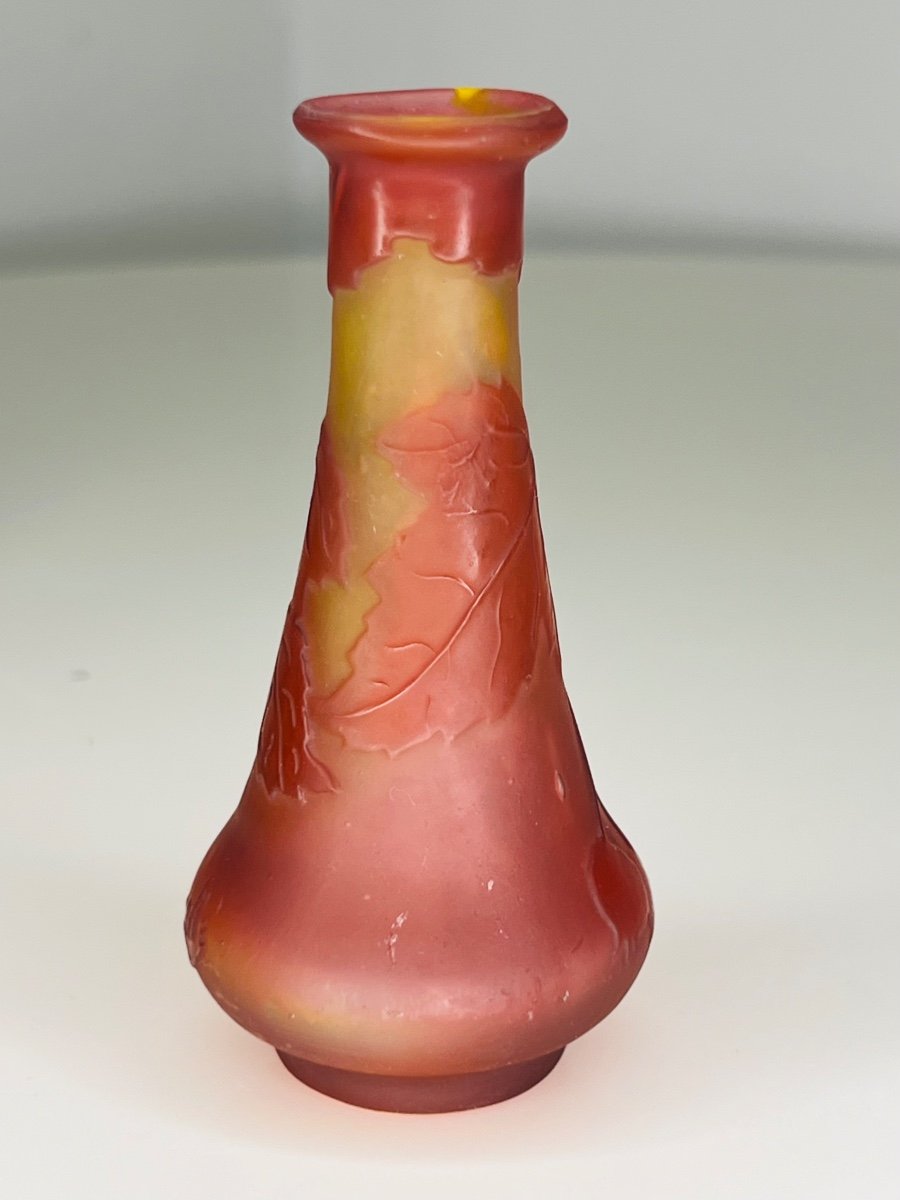 Pretty Vase Glass Paste Galle Glass Paste-photo-4