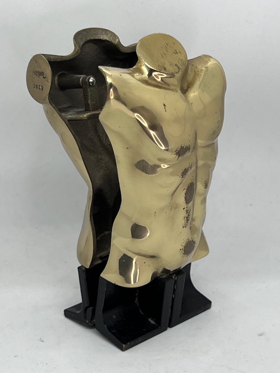 Berrocal Bronze Sculpture Male Torso Edition Artcurial-photo-3